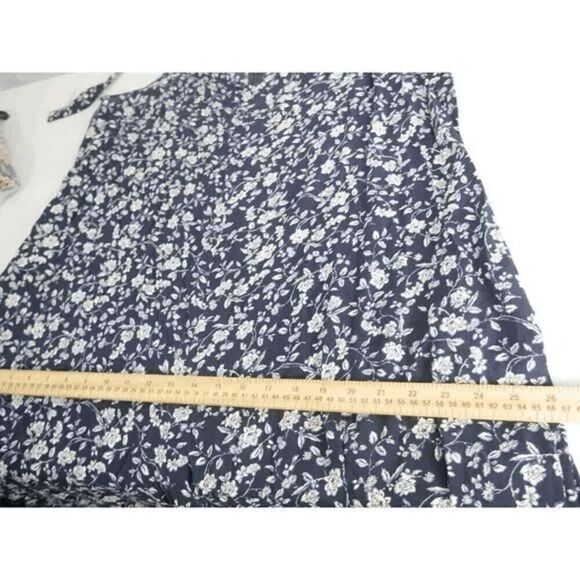 Vince Camuto Women's Plus Size Floral Tie Shoulder Angled Hem Jumpsuit 1X - Picture 9 of 9